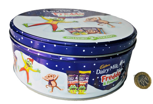 Advertising tin metal cadburys - advertising,