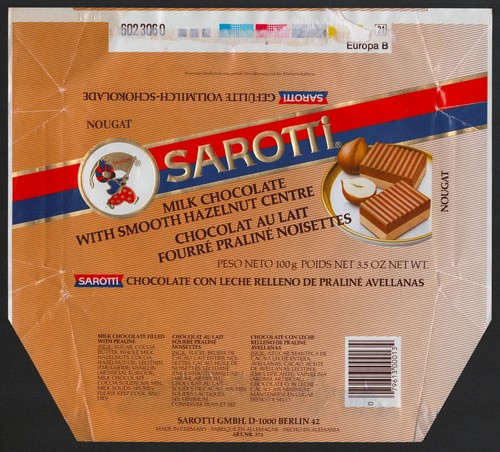 Grande involucro caramelle
